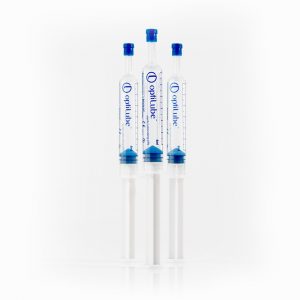 Catheterisation gel syringe